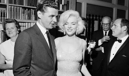 John F. Kennedy y Marilyn Monroe en Madison Square Garden.