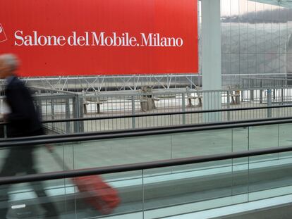 Una instantánea de la edición de 2014 del Salone del Mobile de Milán.