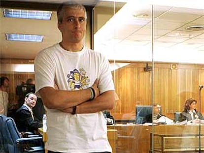 Txapote, durante el juicio por el asesinato de Fernando Múgica.