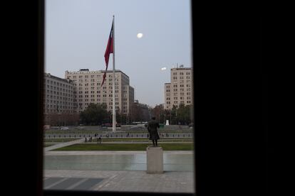 Interior del Palacio de La Moneda, en Santiago, Chile