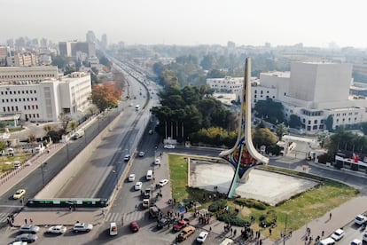 Plaza de los Omeyas, en el centro de Damasco. 