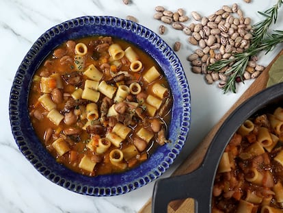 ‘Pasta e fagioli’: cómo juntar legumbres y pasta a la italiana
