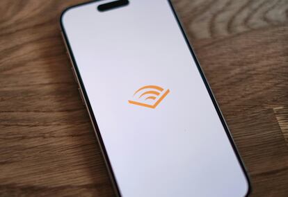 Logo de Audible en un smartphone
