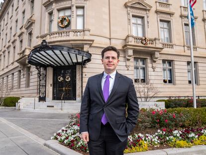 El periodista  Matthew Continetti, fotografiado en el American Enterprise Institute, en Washington, la semana pasada.