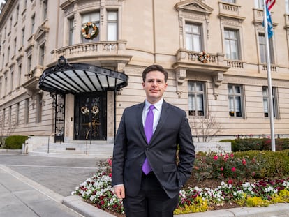 El periodista  Matthew Continetti, fotografiado en el American Enterprise Institute, en Washington, la semana pasada.