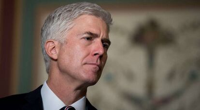 El juez Neil Gorsuch, candidato del presidente Donald Trump para el Tribunal Supremo