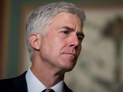 El juez Neil Gorsuch, candidato del presidente Donald Trump para el Tribunal Supremo