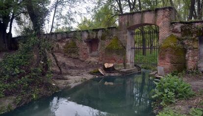 Entrada del arroyo Antequina en la Casa de Campo desde Pozuelo.