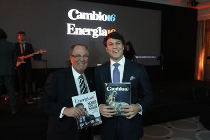 Manuel Dom&iacute;nguez y Jorge Neri, en la presentaci&oacute;n.