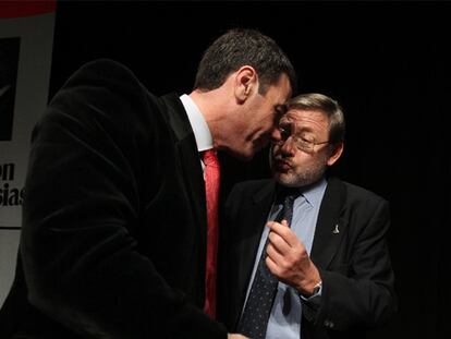Tomás Gómez y Jaime Lissavetzky, en un acto en Madrid.