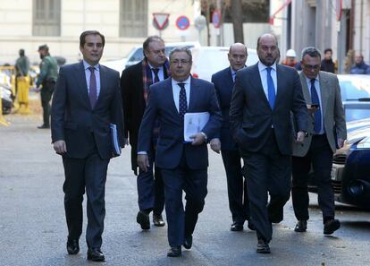 Reunion del Pacro Antiyihadista presidida por el Ministro de Interior, Juan Ignacio Zoido.
