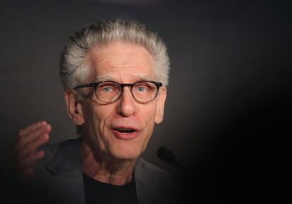 El cineasta canadiense David Cronenberg durante la presentación de 'Cosmopolis'.