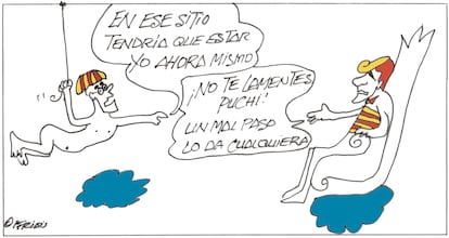 Viñeta de Peridis del 8 de agosto de 2025.