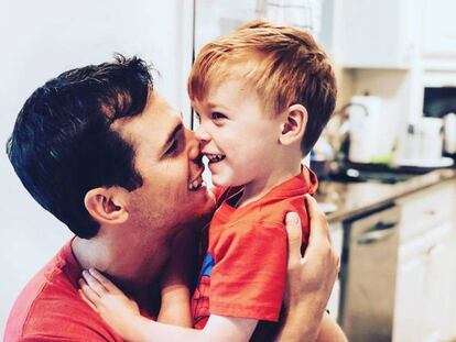 Granger Smith, con su hijo River.