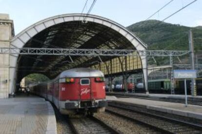 Estación de tren de Portbou.