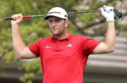 Jon Rahm, durante las semifinales.