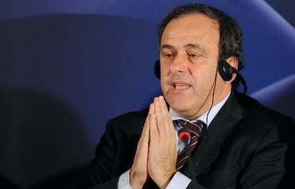 Michel Platini, presidente de la UEFA.