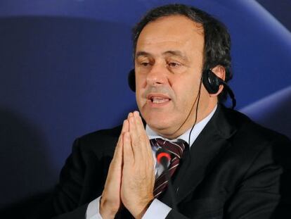 Michel Platini, presidente de la UEFA.