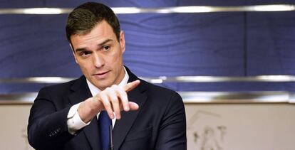 El líder del PSOE, Pedro Sánchez.