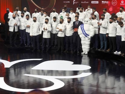 Los chefs galardonados con una estrella Michelin.