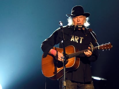 El compositor Neil Young.