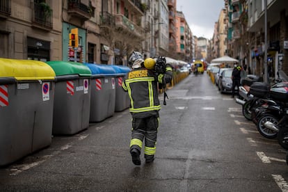 Un incendio en Barcelona, en una imagen de archivo. Lorena Sopêna / Europa Press
12/02/2022