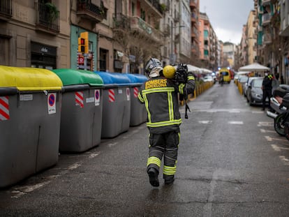 Un incendio en Barcelona, en una imagen de archivo. Lorena Sopêna / Europa Press
12/02/2022