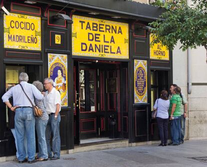 El local de La Daniela en la calle de los Cuchilleros, en el centro de Madrid.