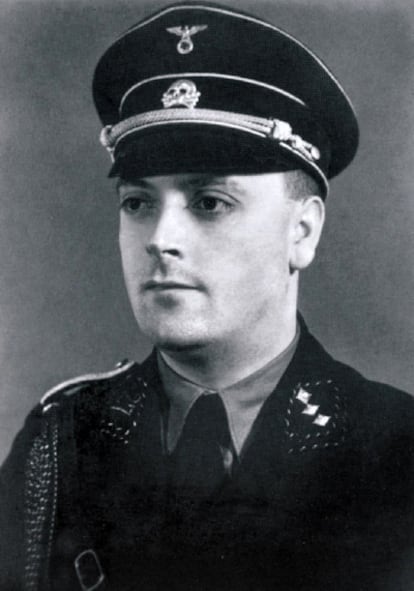 El teniente coronel de las SS Arthur Liebehenschel, jefe del campo de Auschwitz.