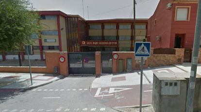 Instituto de Educación Secundaria Bajo Guadalquivir, en Lebrija (Sevilla).