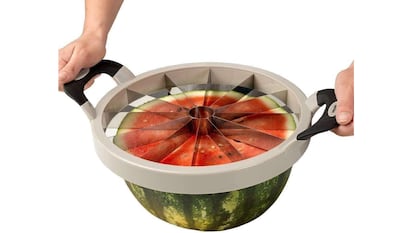 Este es un cortador de sandías que triunfa en Amazon