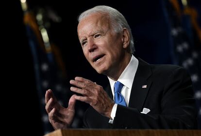 Joe Biden, candidato a la presidencia de los Estados Unidos por el Partido Demócrata.