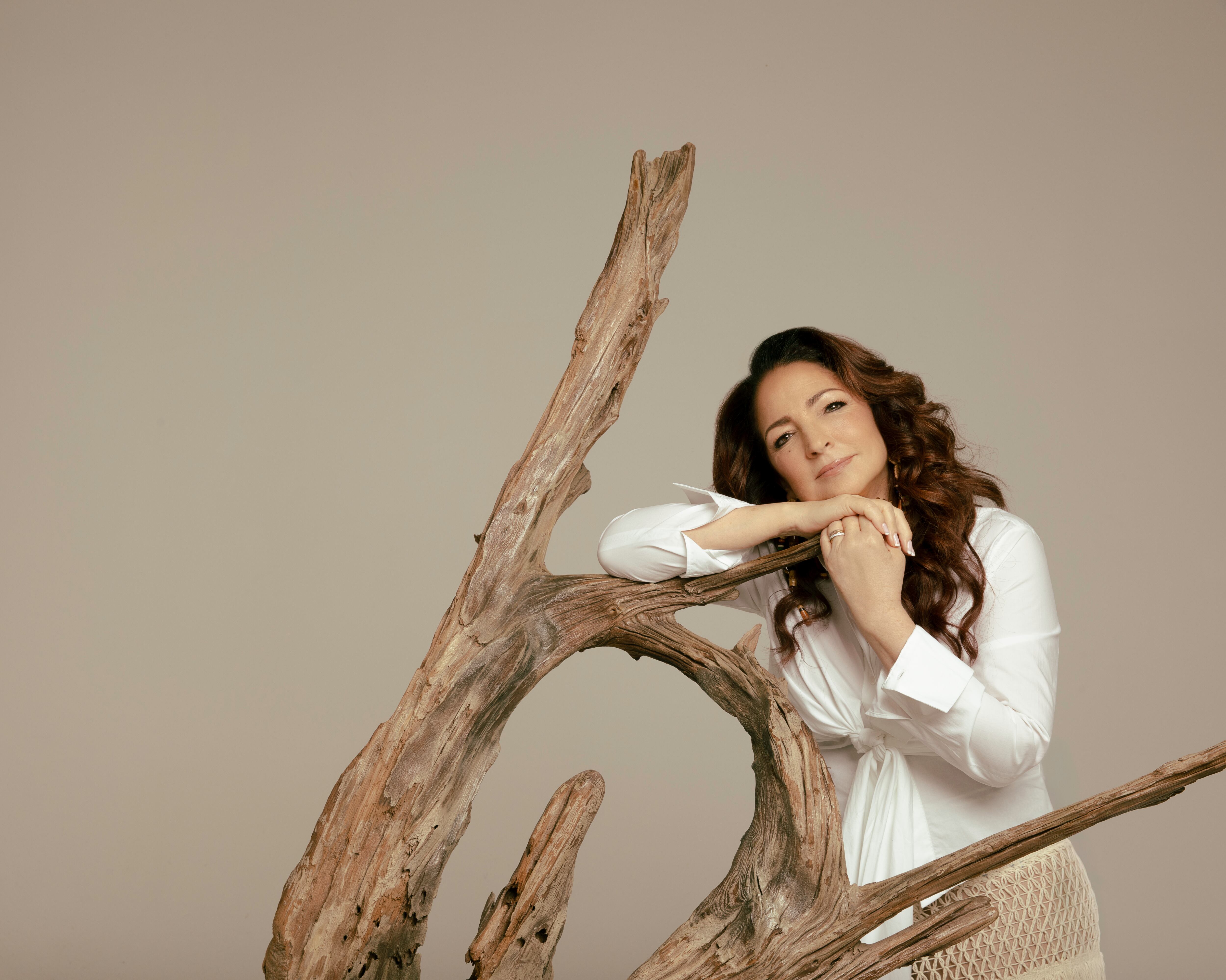 Gloria Estefan, durante la sesión de fotos para el álbum 'Raíces'.