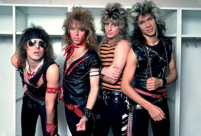 La banda Dokken presumiendo de cardados en Chicago en 1985.