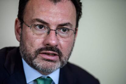 El canciller mexicano, Luis Videgaray, este s&aacute;bado en Danang (Vietnam).