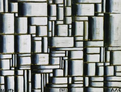 Obra de Joaquín Torres-García. 'Estructura en blanco y negro' (1938)