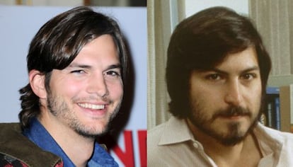 Ashton Kutcher y Steve Jobs, un parecido razonable.