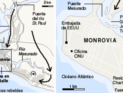 Avance rebelde sobre la capital
