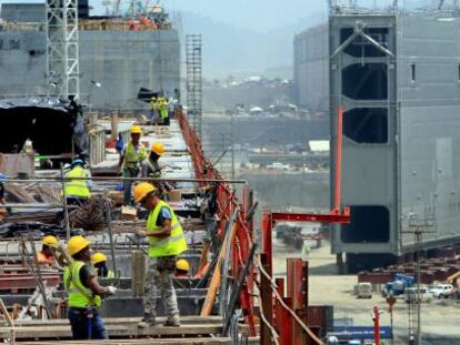 Obras del Canal de Panam&aacute;.