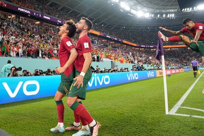 Joao Felix, celebrando su gol frente a Ghana. 