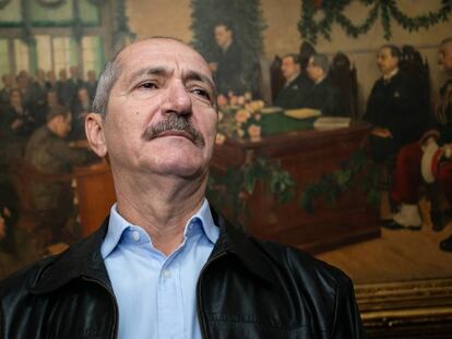 Aldo Rebelo em encontro na Sociedade Rural Brasileira, no centro de São Paulo, em abril.