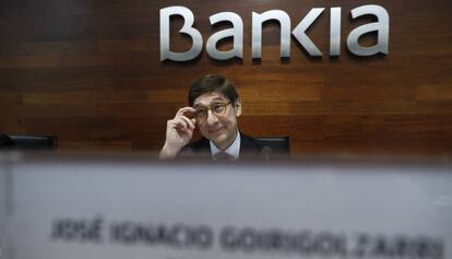 El presidente de Bankia, José Ignacio Goirigolzarri.