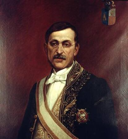 Retrato de Sinibaldo de Mas, realizado por Tomàs Moragas.
