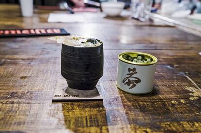 El combinado Takumi Nikka está inspirado en la ceremonia del té de la cultura japonesa.