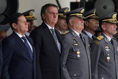 El presidente saliente de Brasil, Jair Bolsonaro, en un acto militar el pasado 26 de noviembre.