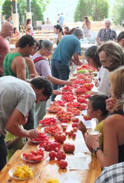 Una imagen de la Feria de la Biodiversitat Cultivada del País Valenciano, en 2013.