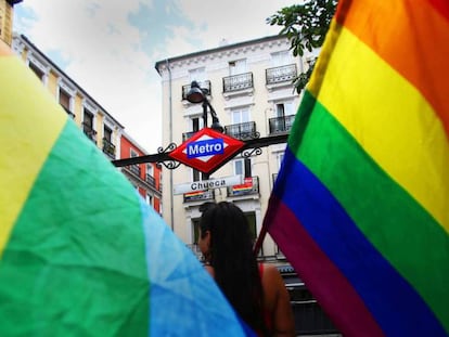 La estación de metro de Chueca, en la línea 5. 