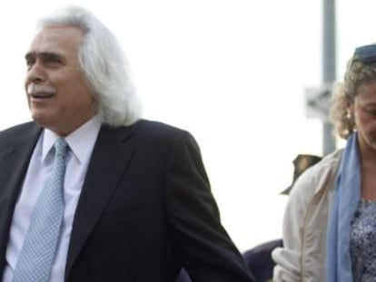 Rafaél Gómez Sánchez a su llegada a la ciudad de la Justicia de Málaga donde se ha leído la sentencia.