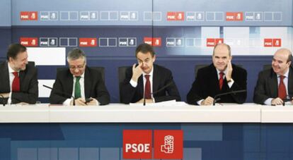 Reunión de la Comisión Ejecutiva Federal del PSOE en la sede de Ferraz, en Madrid, el pasado enero.