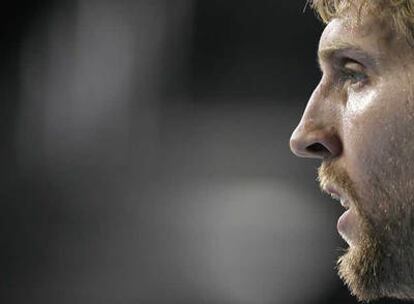 Dirk Nowitzki , durante el partido